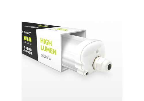 HOFTRONIC LED Lichtleiste 150 Cm – 50W, 8300 Lumen, 6500K Kaltweiß, Ultraflach | Garagenbeleuchtung, Deckenleuchte Für Werkstatt, Keller & Lager