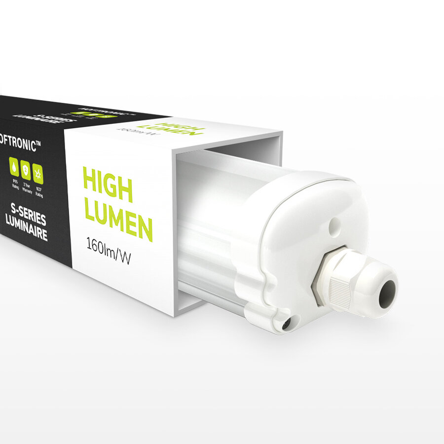 LED Feuchtraumleuchte 150cm - IP65 Wasserdicht - 6500K Kaltweiß