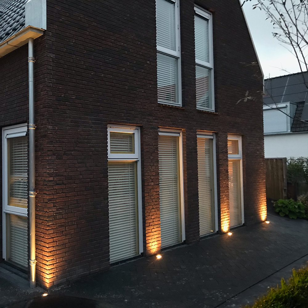Maisy dimbare LED grondspot - Rond - Zwart - 2700K warm wit - 5 Watt - IP67 straal waterdicht - 3 jaar garantie Grondspot buiten 230V afbeelding