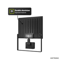 Lumos LED Breedstraler met bewegingssensor en schemerschakelaar - OSRAM Chips 50W 4770lm - 4000K - IP65 - vervangt 250W - 2 jaar garantie