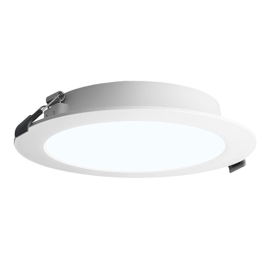 HOFTRONIC LED Downlight Recessed downlight Mini LED panel 9 Watt 820lm Round 6500K Daylight White 145 mm