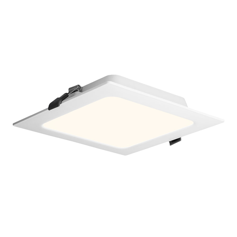 HOFTRONIC™ LED downlight - inbouwspot vierkant - 12W - 1160 lm - 2700K Warm wit - IP20 - 170x170mm