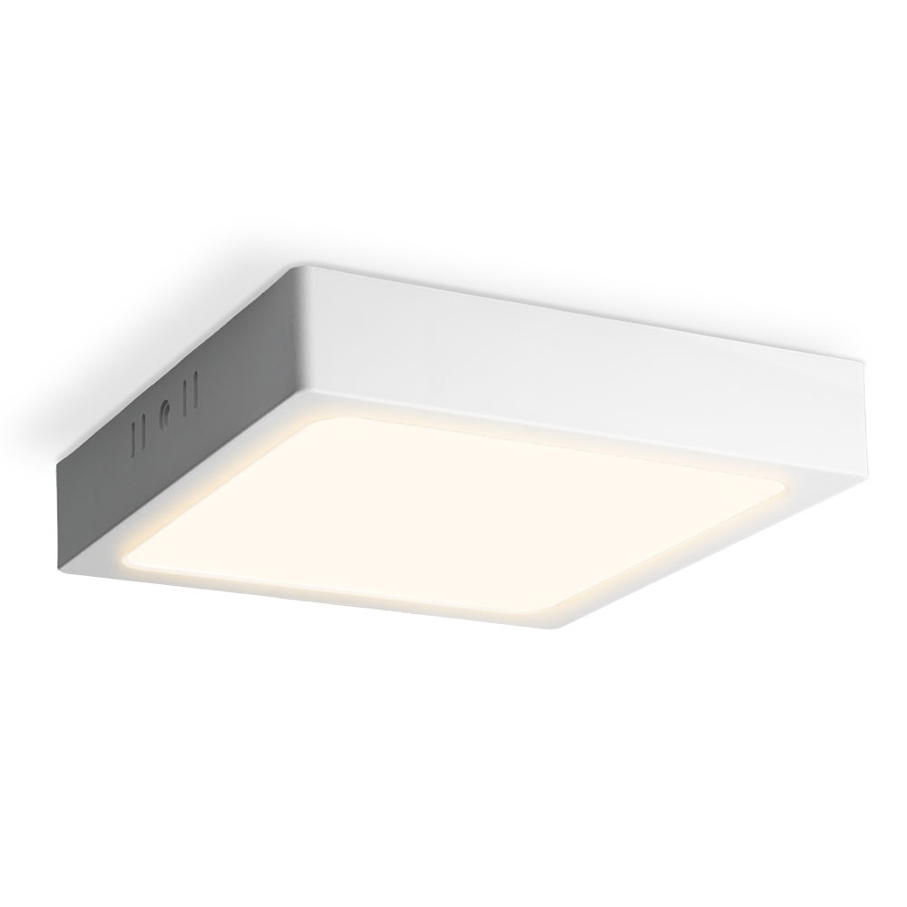 HOFTRONIC™ LED downlight - Square surface - 18W - 1820 lm - 2700K Warm wit - IP20 - opbouw
