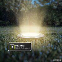 3x Lilly dimbare LED Grondspot - Kantelbaar - Overrijdbaar - Rond - RVS - excl. GU10 lamp - IP67 waterdicht - 3 jaar garantie