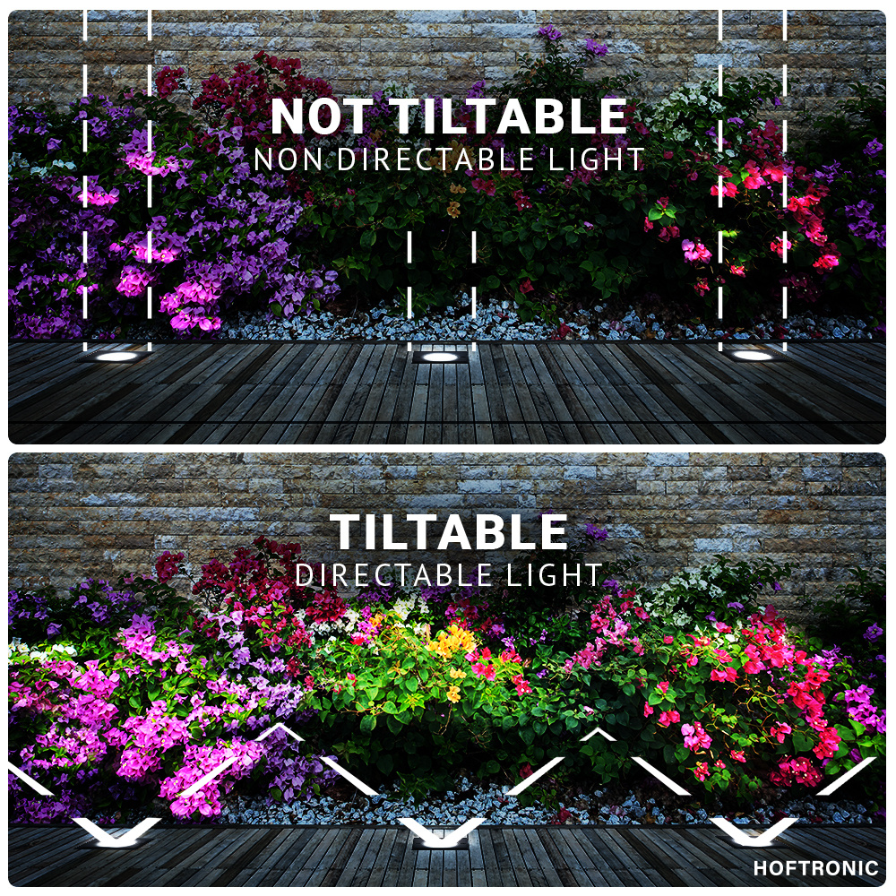 Set van 3 Cody LED Grondspots Zwart - GU10 4,5 Watt 345 lumen dimbaar - 4000K neutraal wit - Kantelbaar - Overrijdbaar - Vierkant - IP67 waterdicht Gr