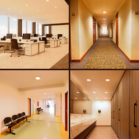 LED downlight - recessed downlights square - 6W – 490 lm - 2700K Warm white - IP20 - 120x120mm