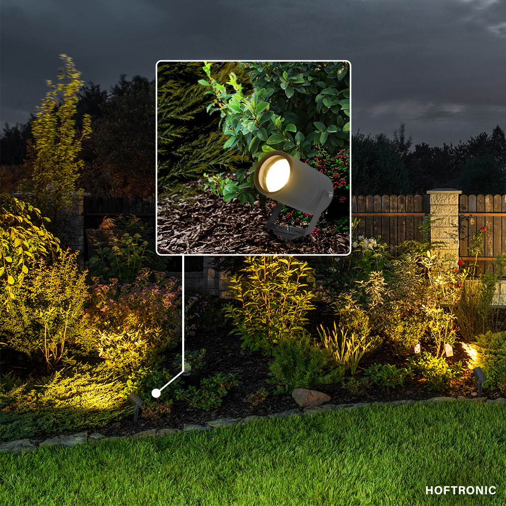 Spikey LED Prikspot 5 Watt 400lm 2700K antraciet IP65 waterdicht - Tuin spots, spots bodem buiten