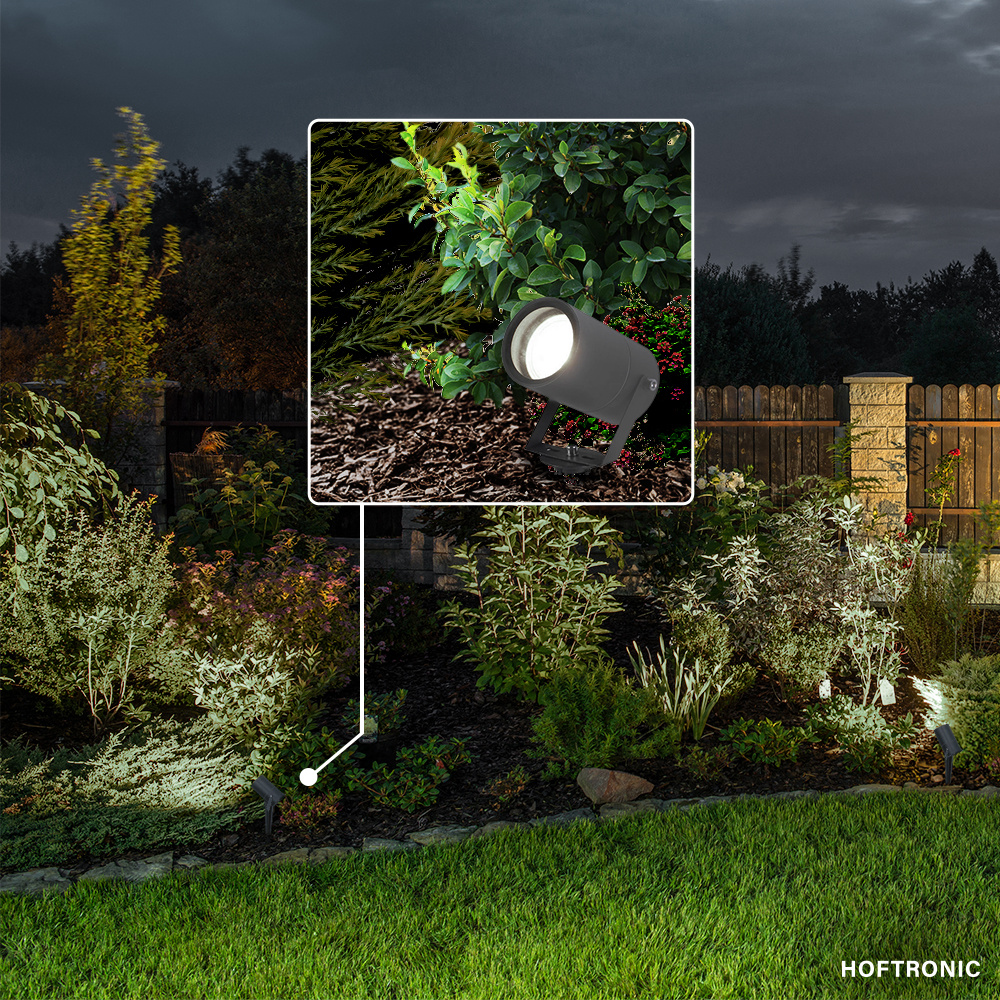 Spikey LED Prikspot 5 Watt 400lm 4000K antraciet IP65 waterdicht - Tuin spots, spots bodem buiten