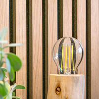 3x Smart E27 LED filament lamp - A60 - Wifi & Bluetooth - 806lm - 7 Watt - Warm wit tot koud wit