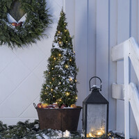 2er-Set Weihnachtsbaumbeleuchtung Außenbereich - 8 funktionen - 120 Mikro LEDs - 19 Meter pro Schnur - Weinachtslichter - Lichtschnur