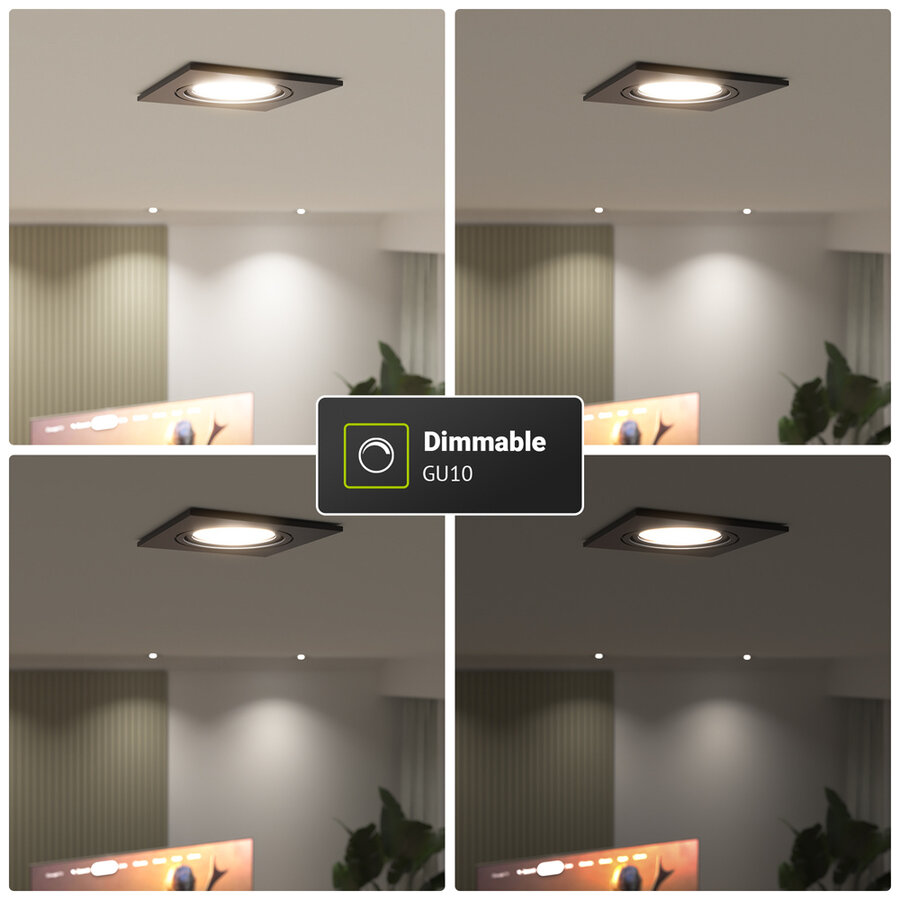 da LIGHT Led-onderbouwlamp, 8,5 W, 760 lm, 4000 K, neutraal wit, lichtstrip, keukenlamp, vitrine- en kastverlichting met 6 x 26 cm strepen, voor keuken, kast, uitbreidbaar door insteeksysteem
