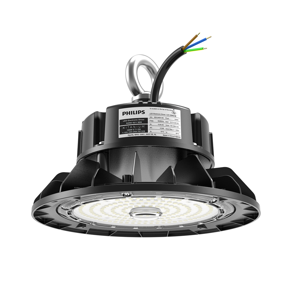 HOFTRONIC Triton - LED High Bay - 100 Watt 17.500 Lumen - 175lm/W - Samsung LED's - 6500K Dagli