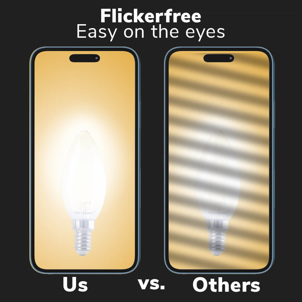 E14 LED Filament - 4 Watt 470 lumen - 2700K warm wit licht - kleine fitting - Vervangt 40 Watt - C37 kaarslamp