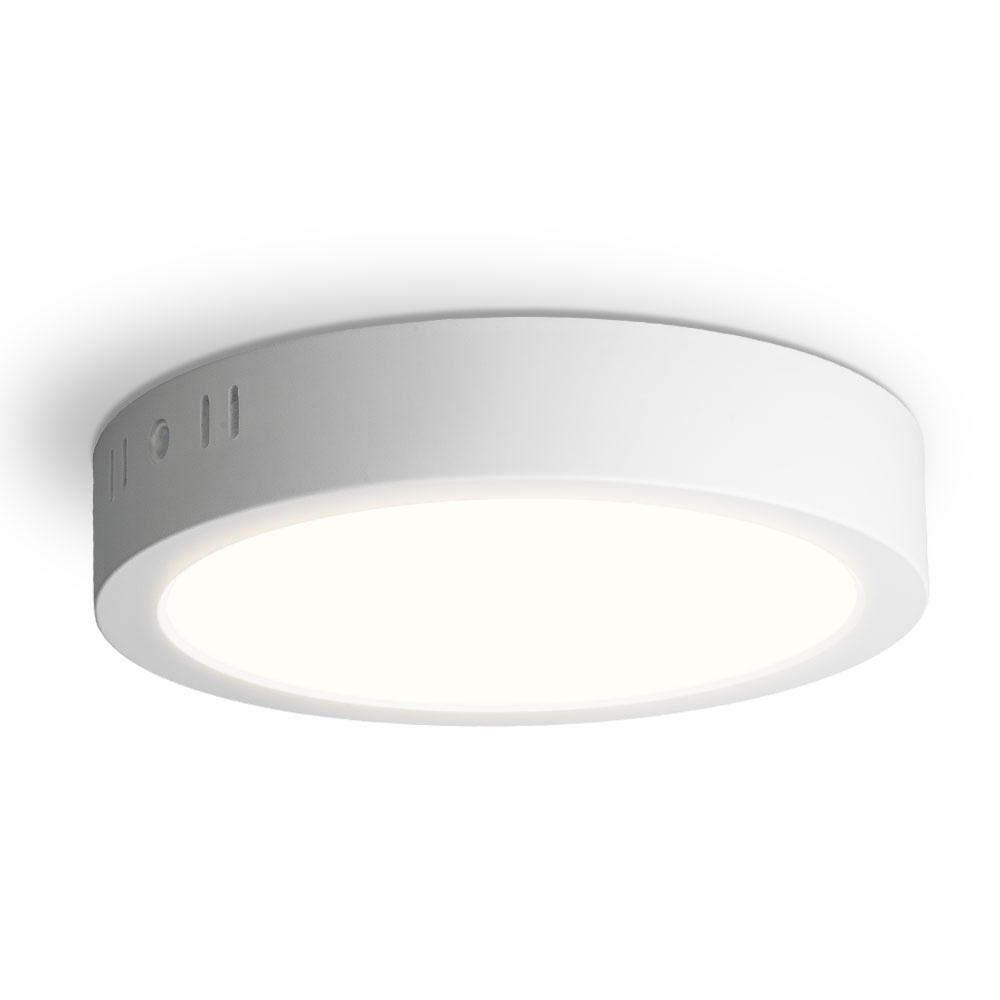 HOFTRONIC™ Plafondlamp Timmy Rond 18 Watt 1800 Lumen Wit 4000K neutraal wit Plafonniere 204mm compact design