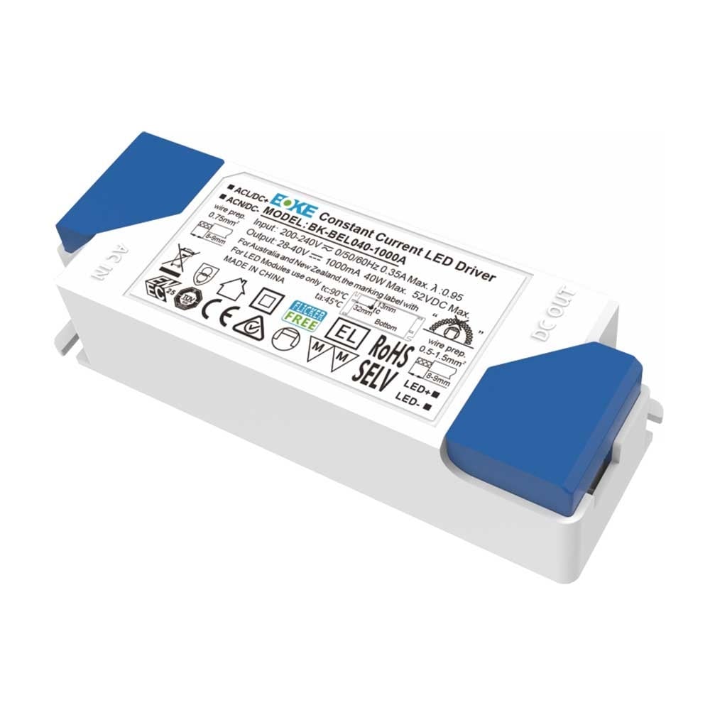 HOFTRONIC™ LED Paneel transformator - 40W - Boke driver - DC connector - LED trafo - IP20 voor binnen - 7 jaar garantie