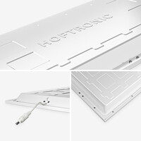 LED Paneel - 30x120 cm - 36 Watt - 4860lm (135lm/W) - 3000K warm wit - Incl. opbouwframe - Flikkervrij - UGR22 - 5 jaar garantie
