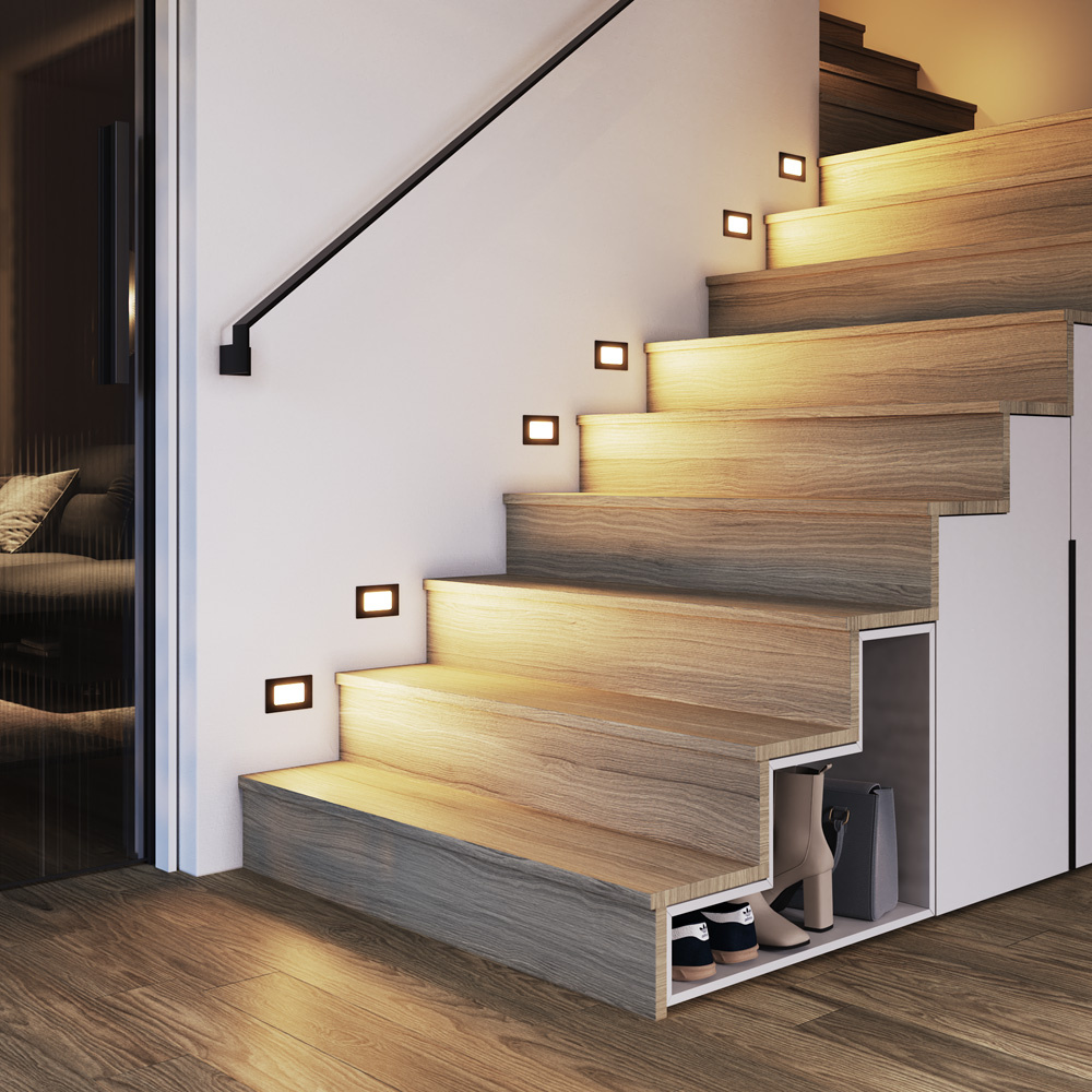 HOFTRONIC™ Set van 6 Dillon LED Inbouwlampen