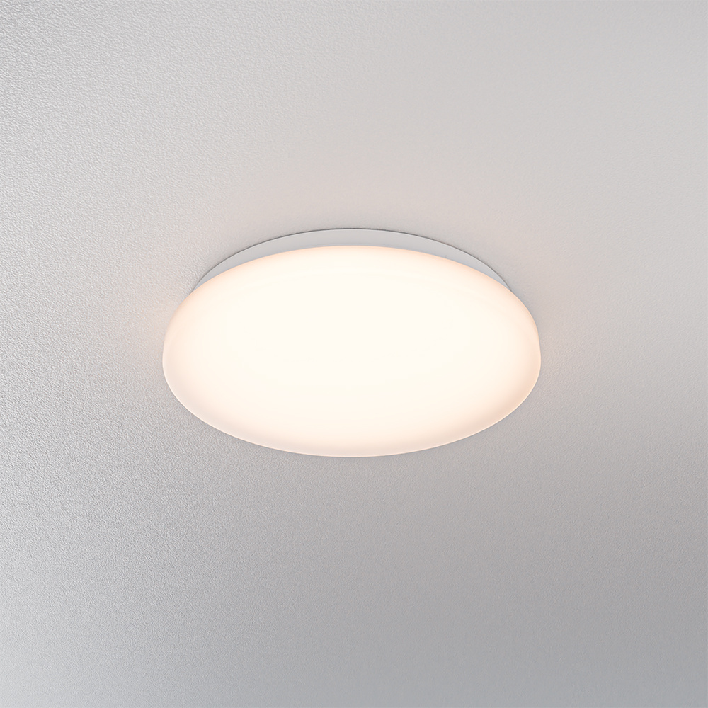 HOFTRONIC™ LED Plafondlamp rond - CCT Lichtkleur instelbaar (3000K, 4000K & 6500K) - 12W 1200 lumen (100lm/w) - Ø26 cm - IP20 stofdicht