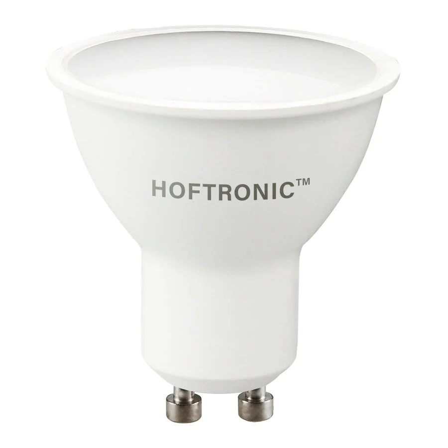 HOFTRONIC™ GU10 LED spot - 10 Watt 1000 lumen - 6500K Daglicht wit licht - LED reflector - Vervangt 100 Watt