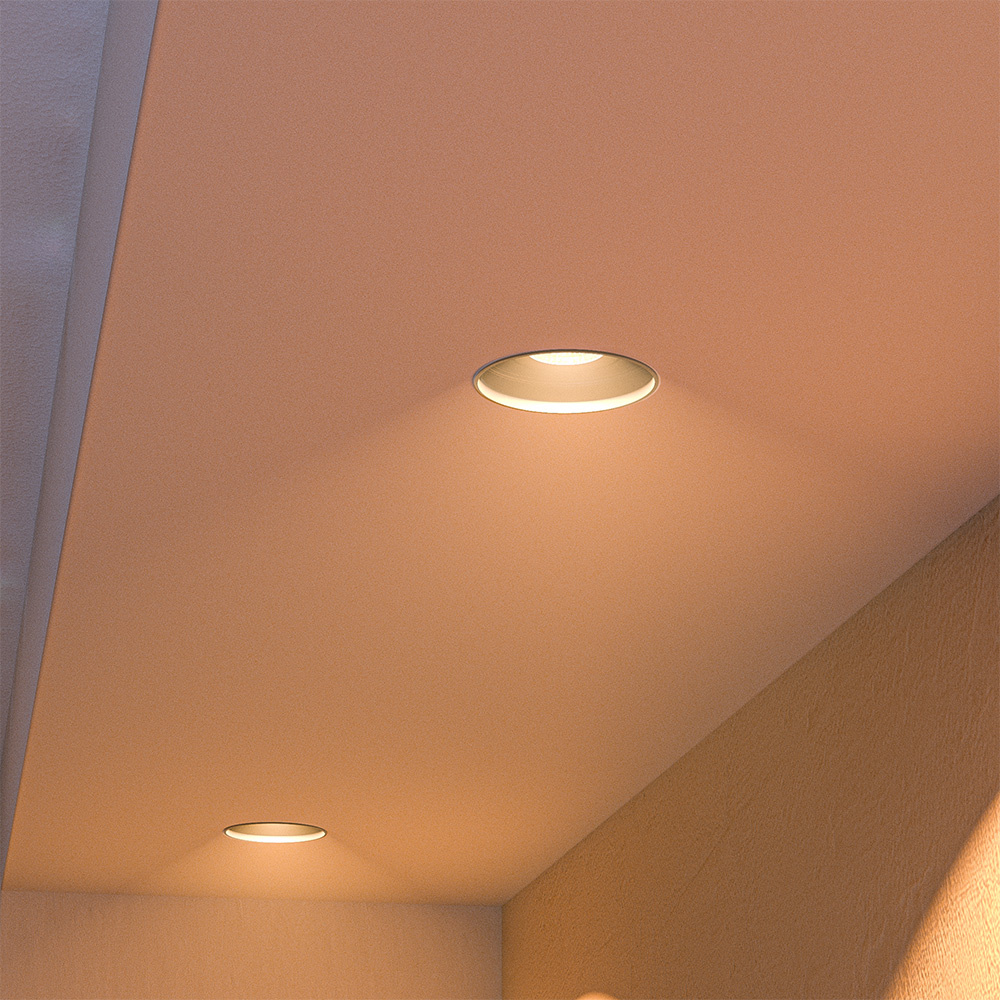 6x Lugo LED - Trimless Spots - Inbouwspot Wit - Dimbaar - 5 Watt 450 Lumen - 2700K Warm Wit Licht - Kantelbaar - IP65 - Voor Binnen & Buiten