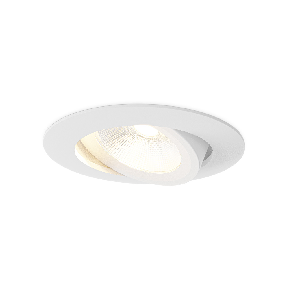 HOFTRONIC™ Lugo LED Inbouwspot Wit Dimbaar 5 Watt 450 Lumen 2700K Warm Wit Licht Kantelbaar IP65 Voor Binnen Buiten