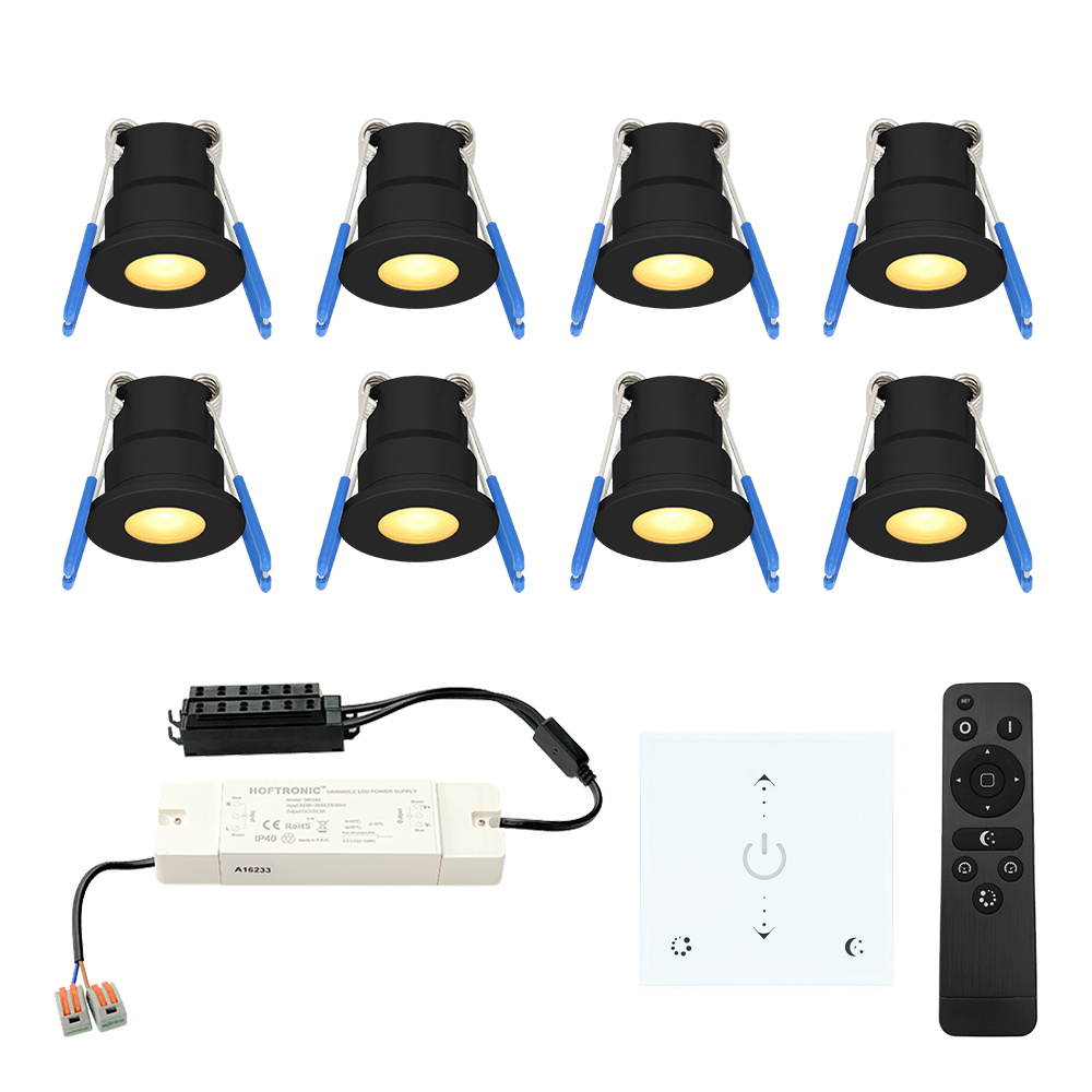 Milano - 8x Dimbare LED Inbouwspots