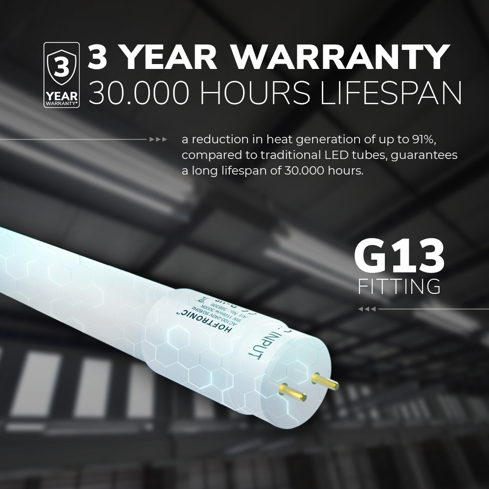 LED TL buis 120 cm - T8 (G13) - 18 Watt - 1980 Lumen - 4000K vervangt 36W (36W/840) flikkervrij - 110lm/W
