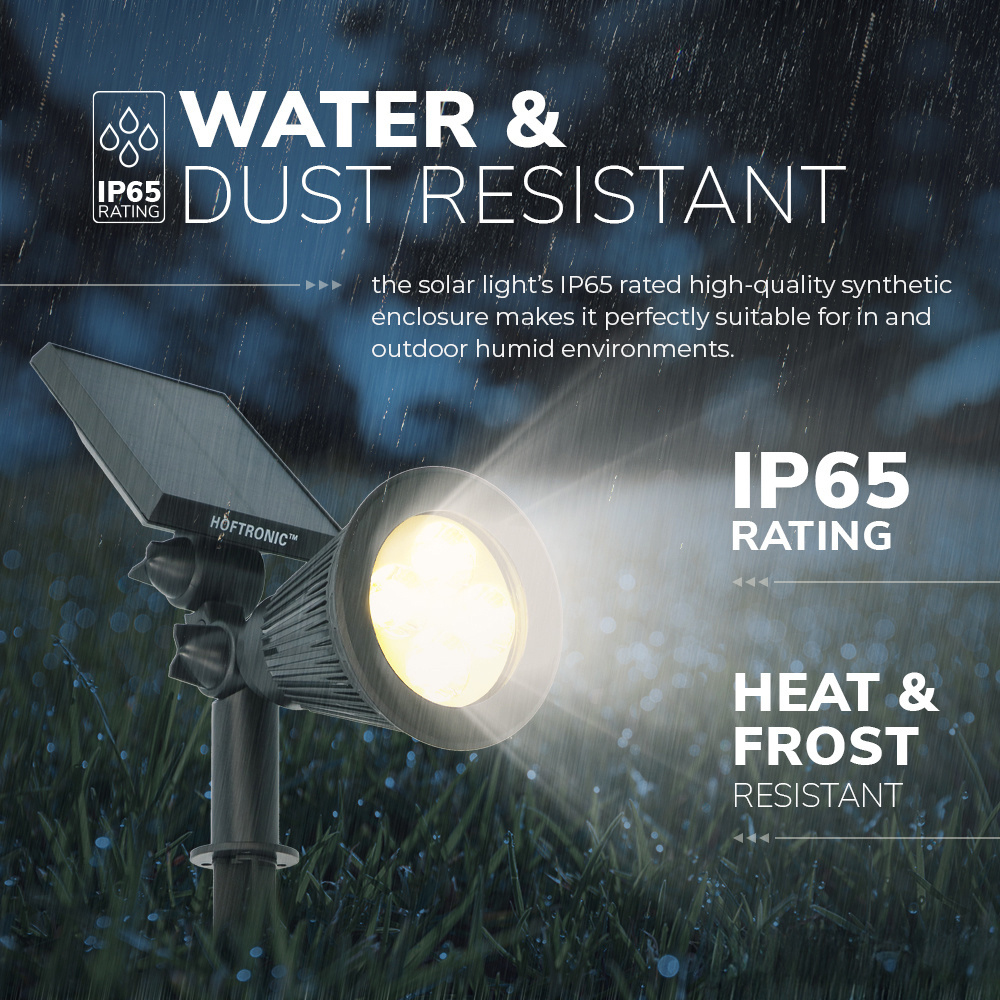 4x Solar LED Tuinspot Bend PIR met bewegingssensor 3000K warm wit Prikspot - Tuin spots, spots bodem buiten
