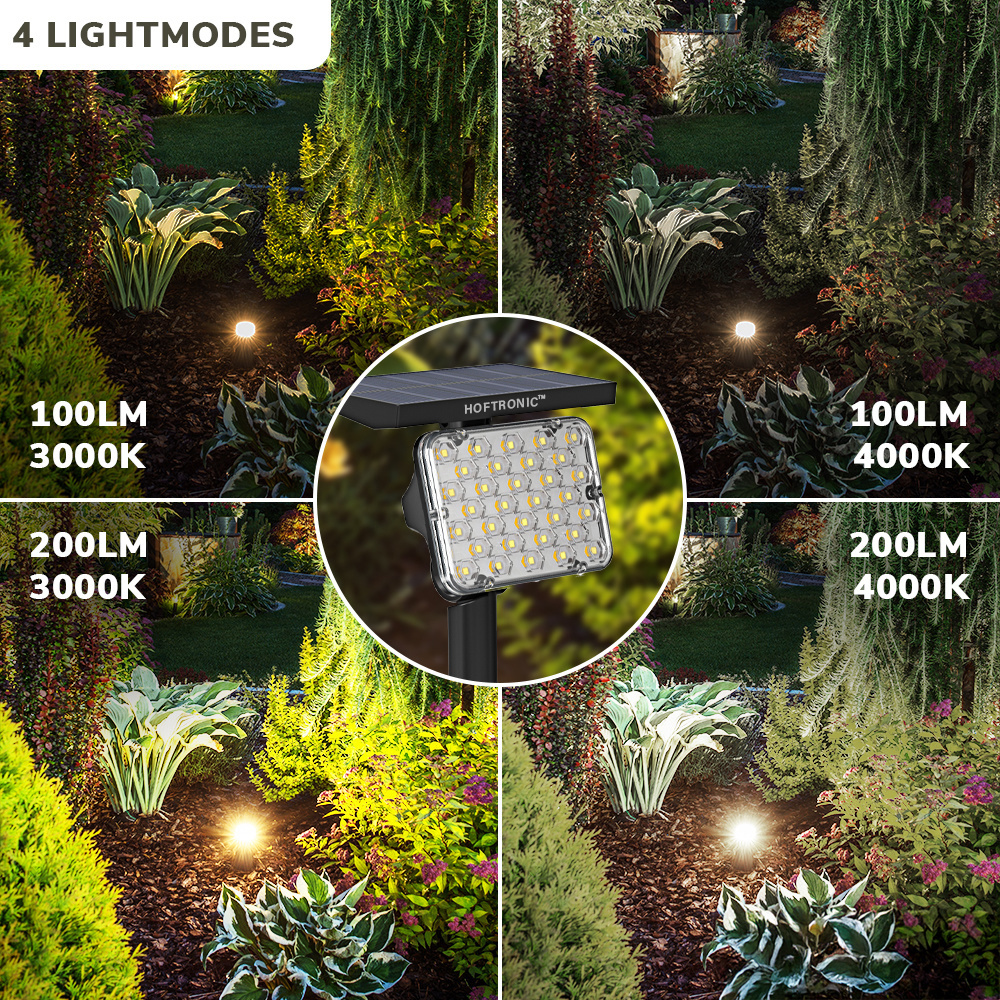 Eagle LED Solar Tuinspot Dual Color IP65 Spatwaterdicht Prikspot Tuinspot - Tuin spots, spots bodem buiten