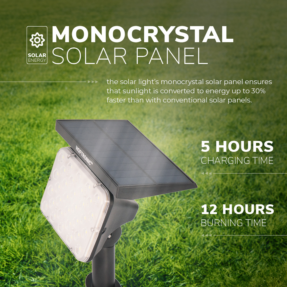 Eagle LED Solar Tuinspot Dual Color IP65 Spatwaterdicht Prikspot Tuinspot - Tuin spots, spots bodem buiten