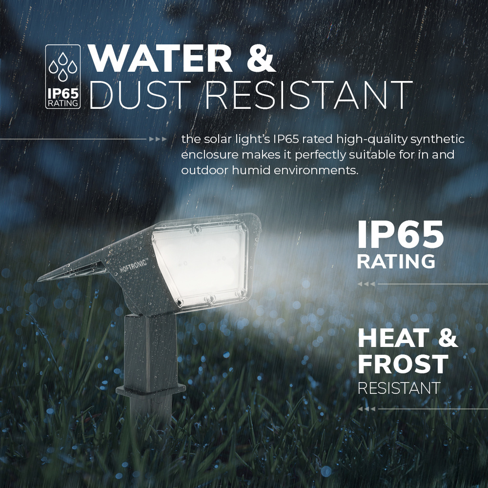 4x Odessa LED Solar Tuinspot Prikspot 6000K daglicht wit IP65 waterdicht - Tuin spots, spots bodem buiten