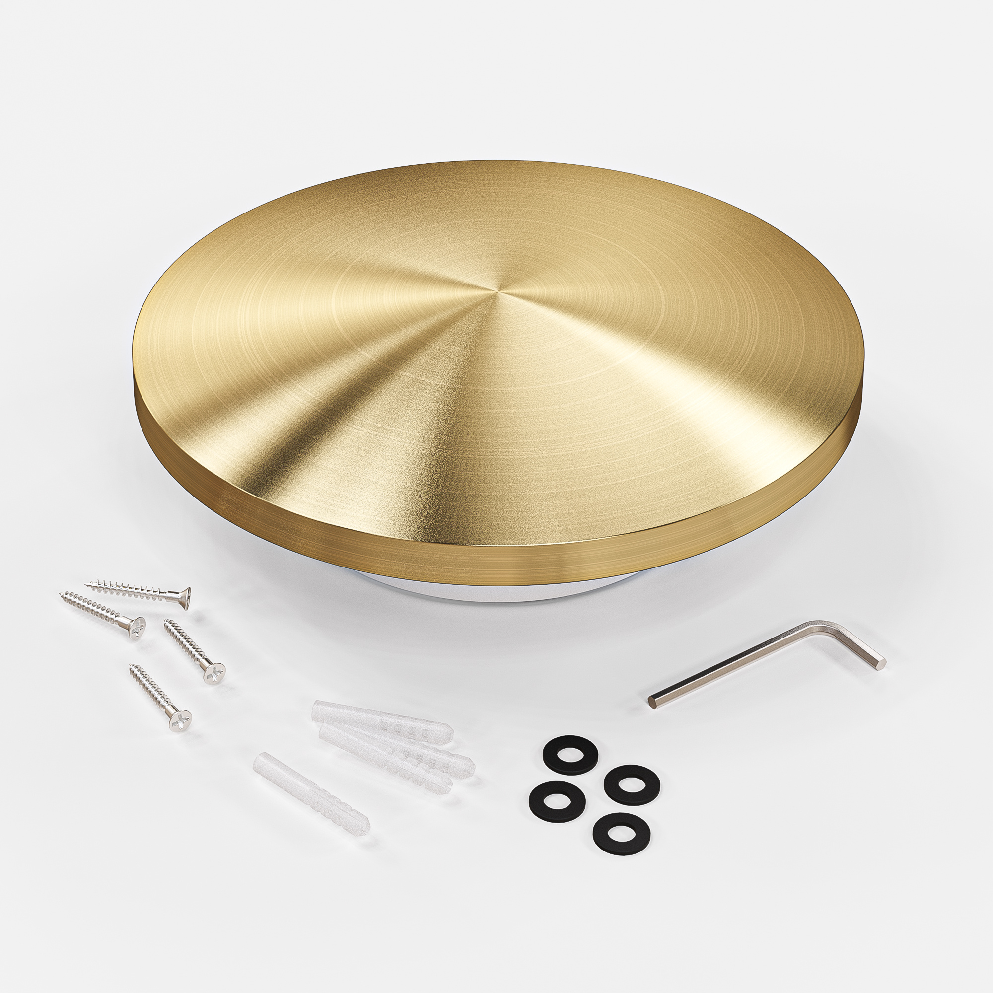 Casper XL LED Wandlamp Goud - 2700K warm wit - 27 Watt - Rond - Muurlamp voor binnen en buiten voor binnen en buiten
