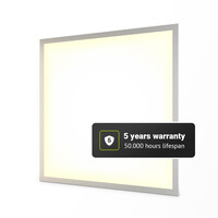 6x LED Paneel - 60x60 cm - 18/25 Watt - 4500 lumen - 180 lumen/watt - 3000K warm wit - UGR<19 - Flikkervrij - Incl. Philips Xitanium Driver - 5 jaar garantie