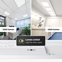 6x LED Paneel - 60x60 cm - 18/25 Watt - 4500 lumen - 180 lumen/watt - 3000K warm wit - UGR<19 - Flikkervrij - Incl. Philips Xitanium Driver - 5 jaar garantie