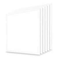 6x LED Paneel - 62x62 cm - 18/25 Watt - 4700 lumen - 190 lumen/watt - 4000K neutraal wit - UGR22 - Flikkervrij - Incl. Philips Xitanium Driver - 5 jaar garantie