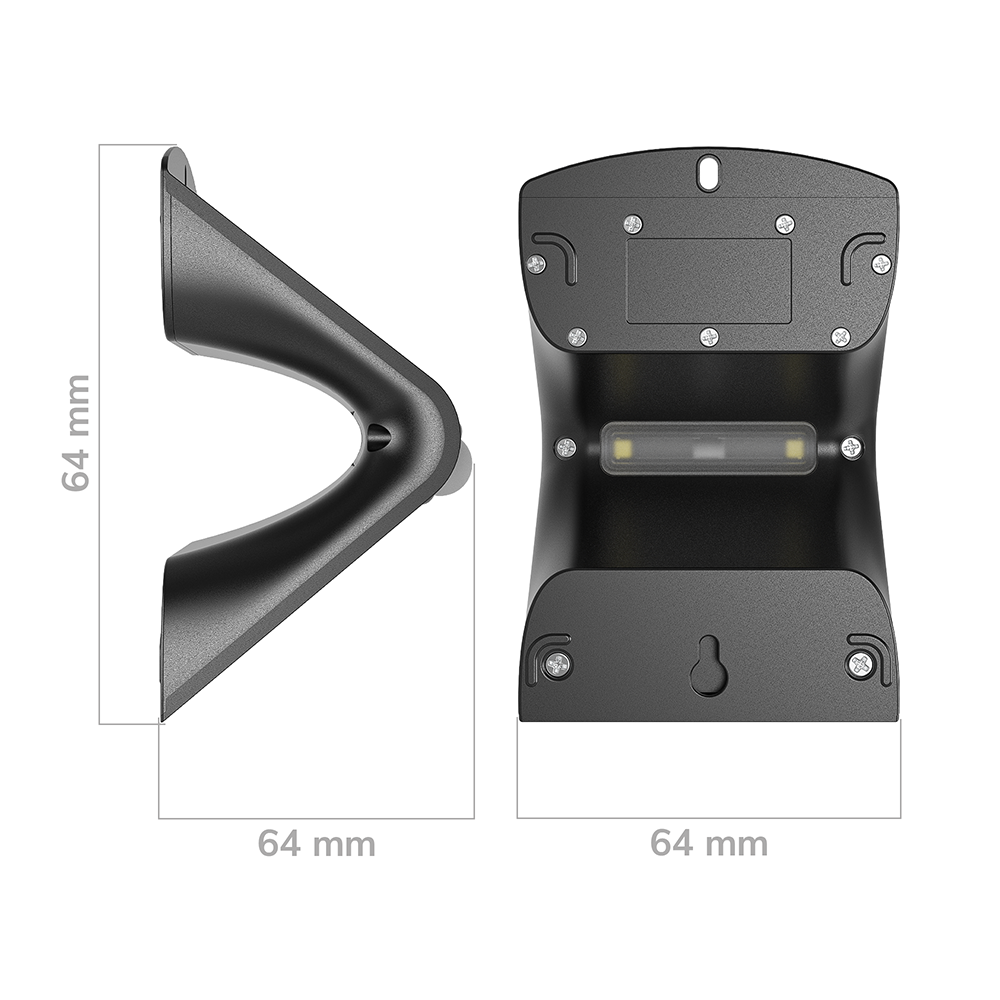Rhodes LED Solar Wandlamp met bewegingssensor 2 lichtstanden 14 LEDS 3000K Warm wit