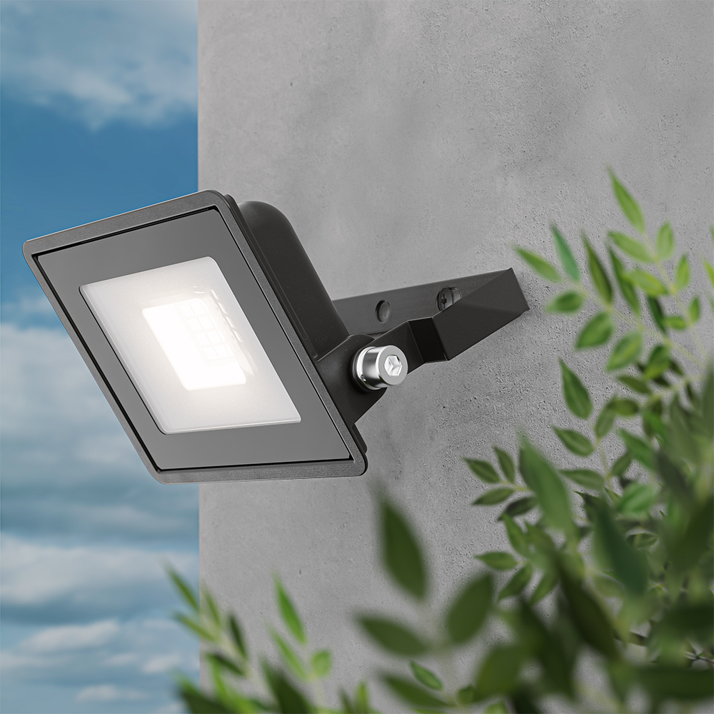 Stratos LED Breedstraler 20 Watt 1620 lumen IP65 6500K Zwart 2 jaar garantie afbeelding