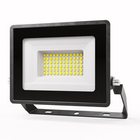Stratos LED Fluter 30 Watt 2505 Lumen IP65 4000K Schwarz 2 Jahre Garantie