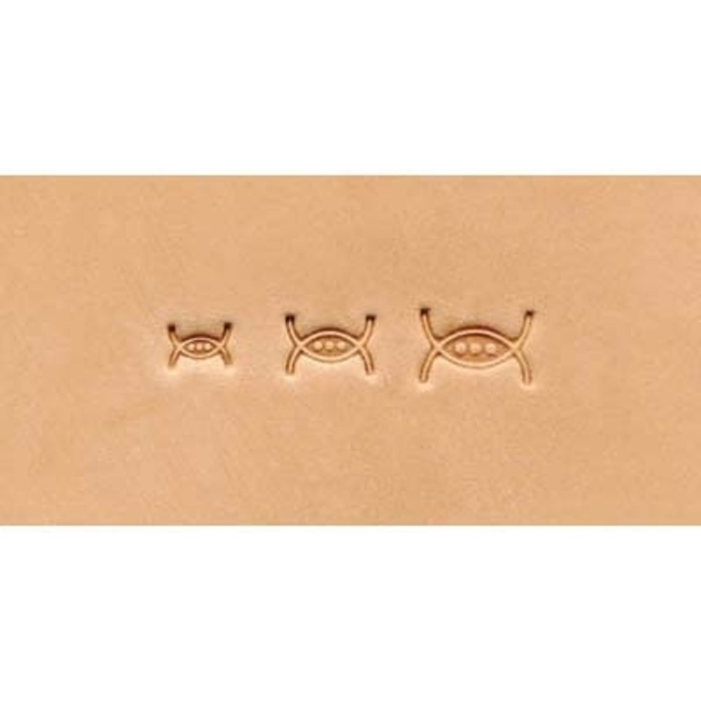 Ivan Leathercraft Stempelset Curve Geomitric