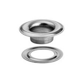 Zeilring 31 nikkel 15 x 7,5 x 6 mm (50 st)