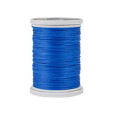 Gewaxt linnen garen, blauw, 0,55 mm dik