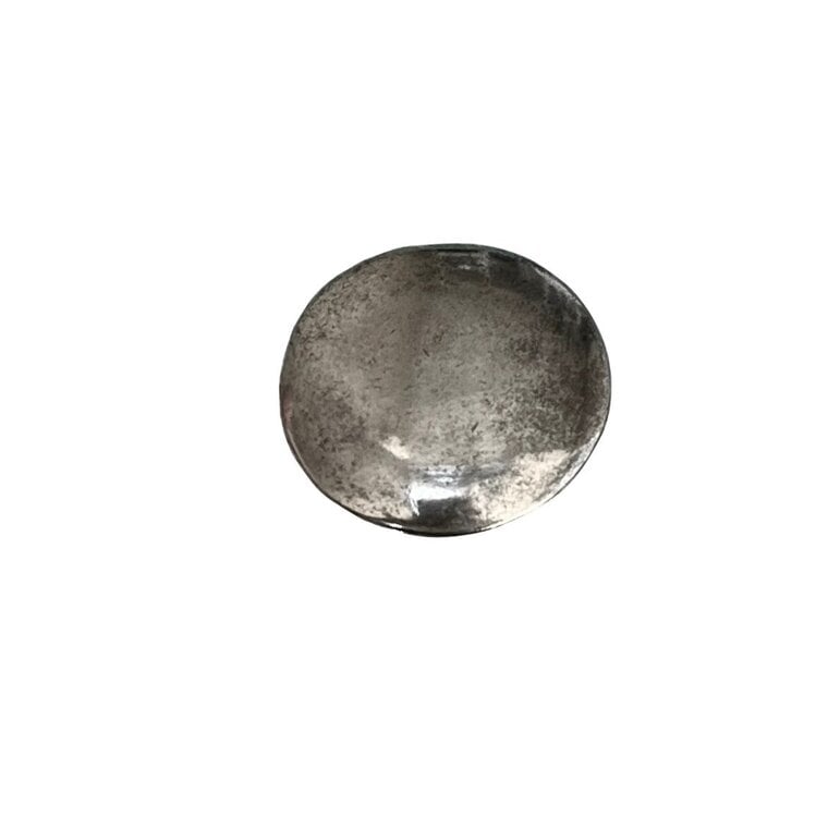 Concho, oud zilver, rond 27 mm