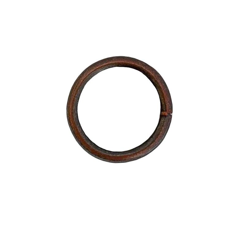 Ronde ring antiek rood 18 mm ∅ 2,5 mm 4 stuks
