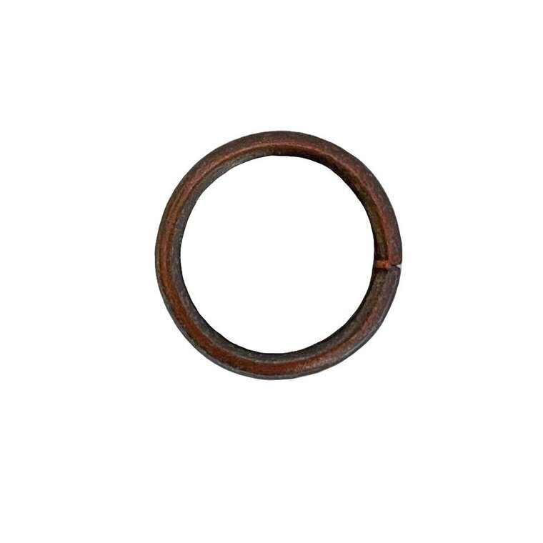 Ronde ring antiek rood 18 mm ∅ 2,5 mm