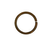 Ronde ring antiek bruin 30 mm ∅ 3,5 mm 4 stuks