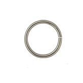 Ronde ring ongelast ijzer verchroomd 8 stuks