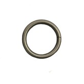 Ronde ring gelast antiek zilver, div. afmetingen