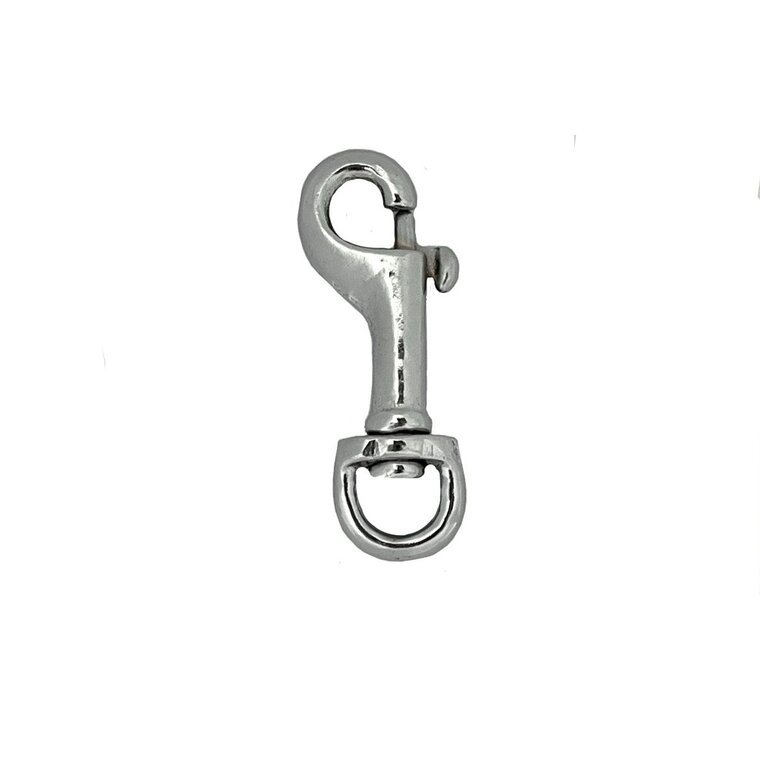 Musketonhaak ijzer verchroomd 13mm