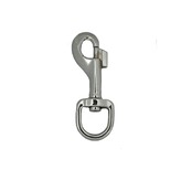 Musketonhaak ijzer verchroomd 20mm