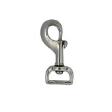 Musketonhaak ijzer verchroomd 26mm